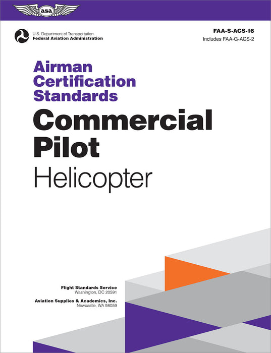 ASA Airman Certification Standards Commerical Pilot Rotocraft Helicopter Ebook PD