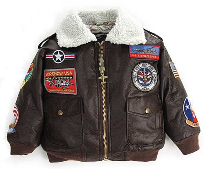 A2 Brown Bomber Jacket 9 Patch 14