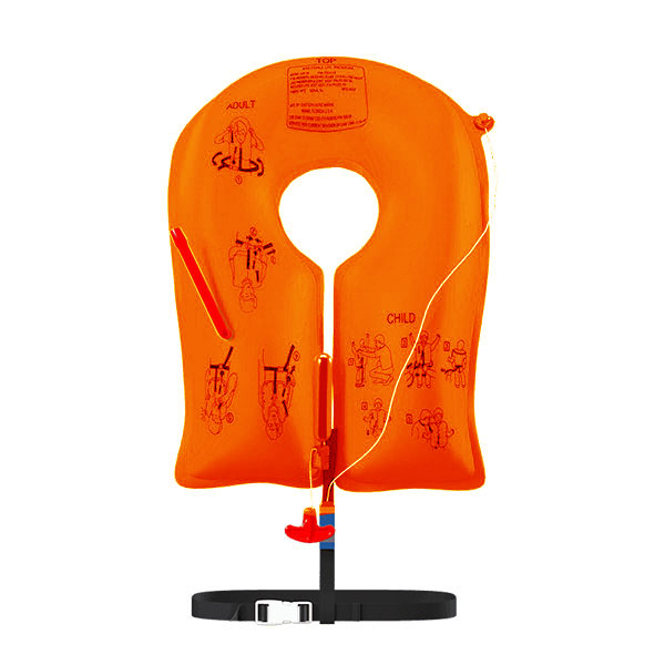 EAM UXF-35 Life Jacket 10 YR Crew Orange