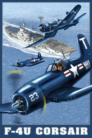 F-4U Corsair Postcard
