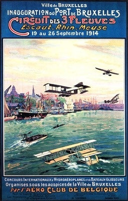 Cancelled Float Plane Show Postcard