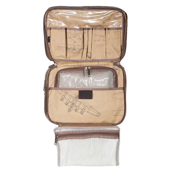 Scully Aerosquadron Leather Travel Kit