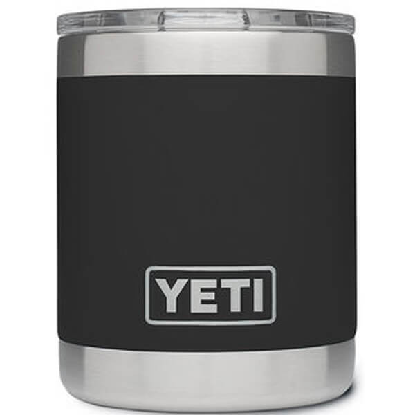 Yeti Rambler 10OZ Lowball Black With Magslide LID