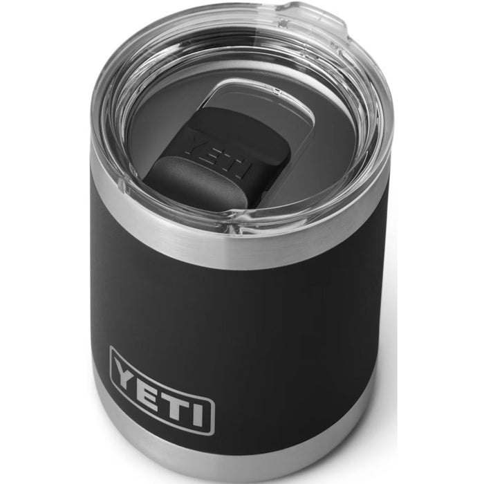 Yeti Rambler 10OZ Lowball Black With Magslide LID