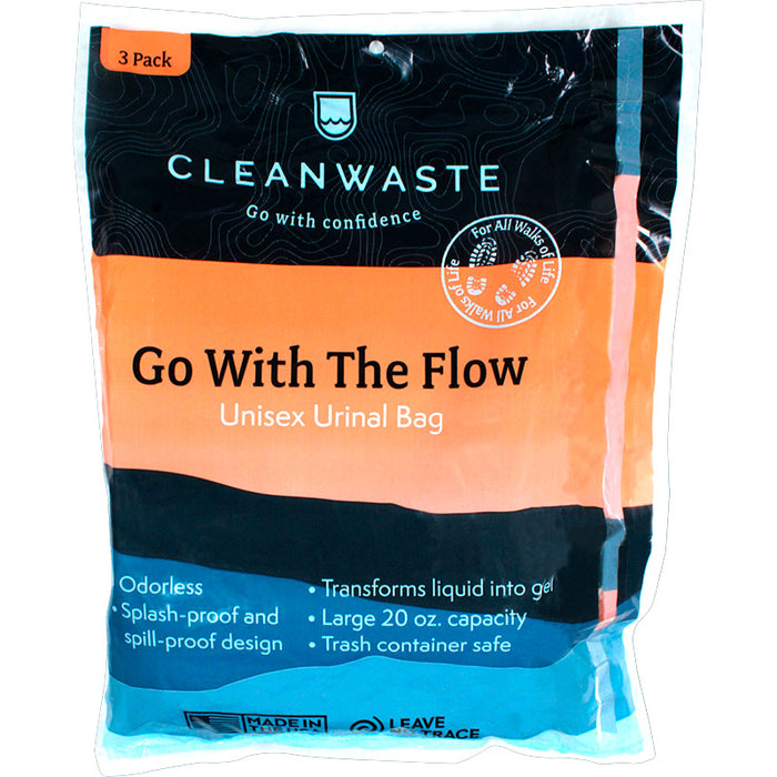 Go With The Flow Disposable Travel Toilet - 3 Pack