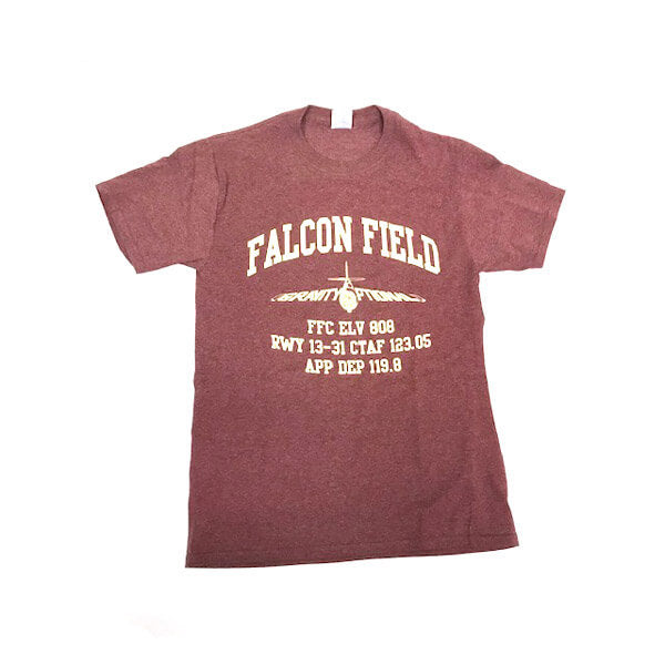 Falcon Field Tshirt Small Maroon