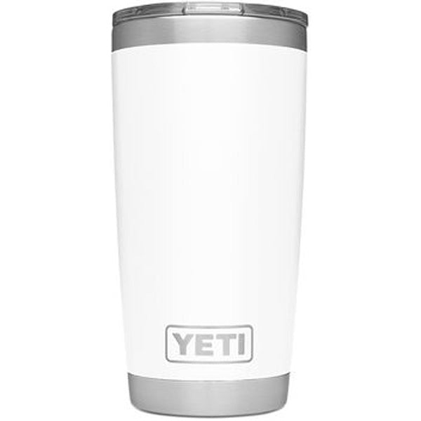 21070060025 Yeti Rambler 20oz White W/Ms LID