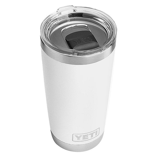 21070060025 Yeti Rambler 20oz White W/Ms LID