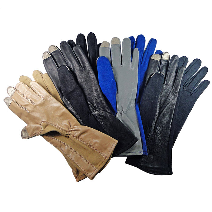 Nomex Touch Screen Flight Gloves Retardant Royal Blue Size 9