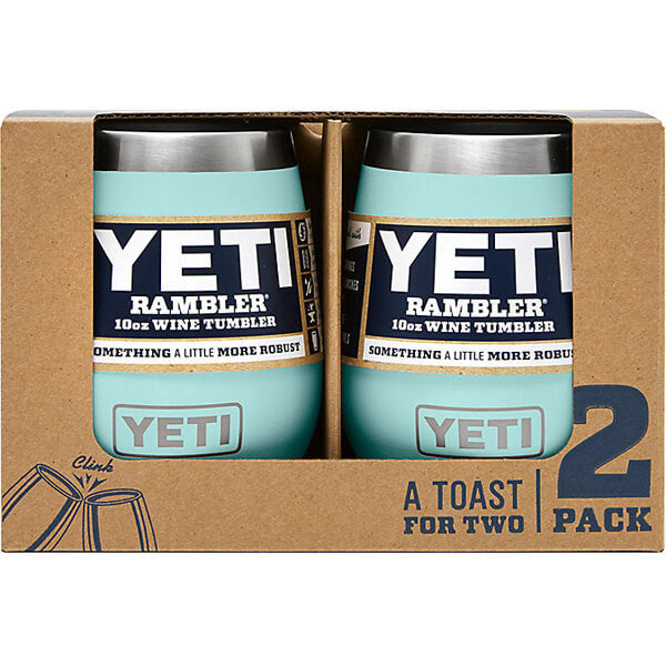 21071500585 Yeti 10OZ Wine Tumbler Seafoam 2PK