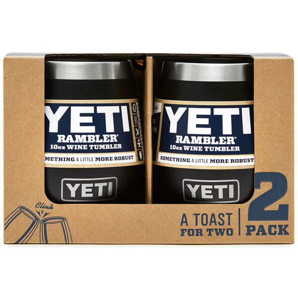 21071300198 Yeti Wine Tumbler Black 2PK