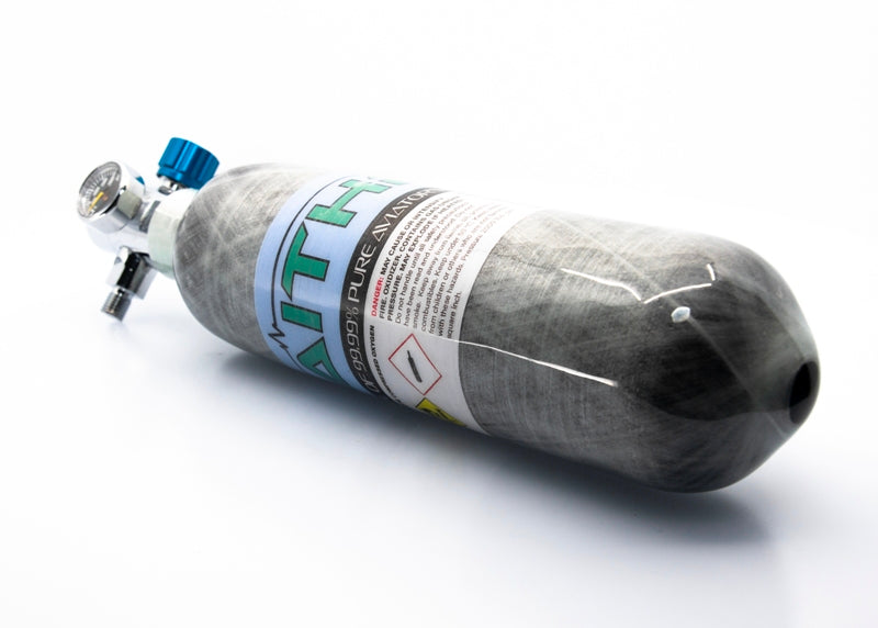 Aithre 152L Oxygen Bottle W/Fixed Flow REG