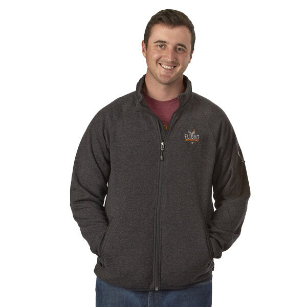 Flight Outfitters Mens Fairbanks Fleece - Heather Obsidian - Small