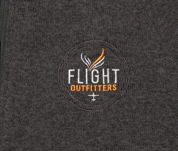 Flight Outfitters Mens Fairbanks Fleece - Heather Obsidian - XL