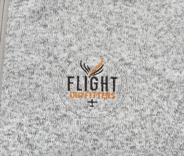 Flight Outfitters Mens Fairbanks Fleece - Heather Stone - Large