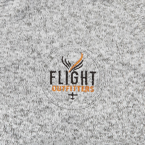 Flight Outfitters Womens Fairbanks Fleece - Heather Stone - Small