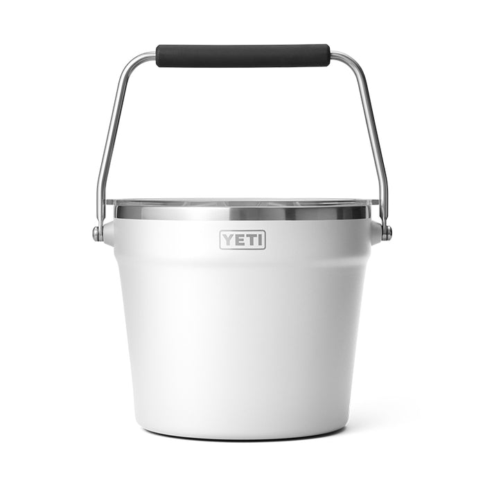 21071501555 Yeti Rambler Beverage Bucket W/Lid White