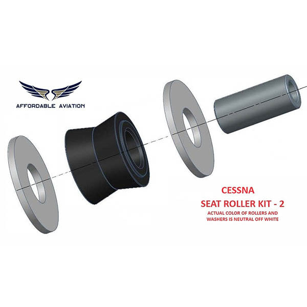 Cessna 1414100-212 Seat Roller Kit 2 Faa/Pma Approved