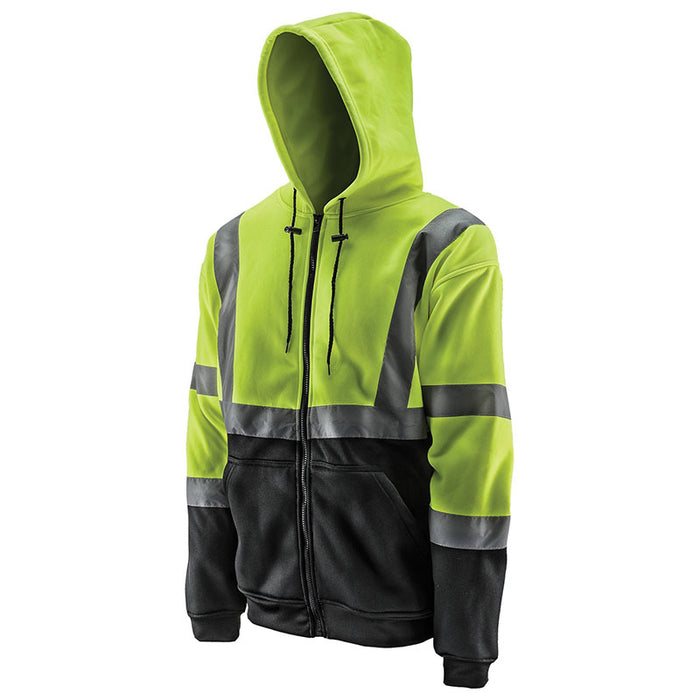 Lift Aviation - Lift Viz-Pro Hoodie (Hi-Viz/Black) - XL
