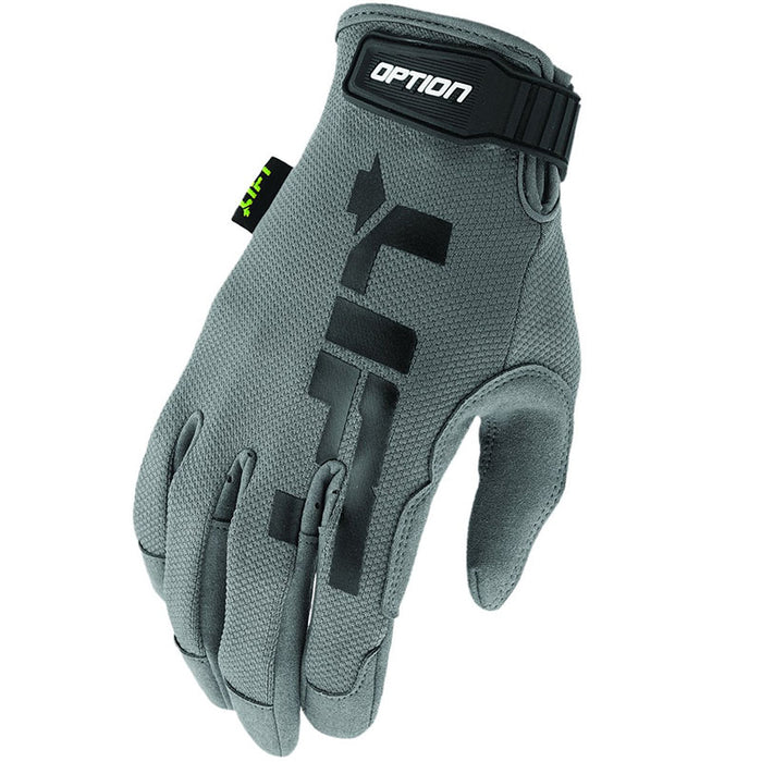 Lift Aviation - Option Glove (Grey)- Synthetic Leather With AIR Mesh - M