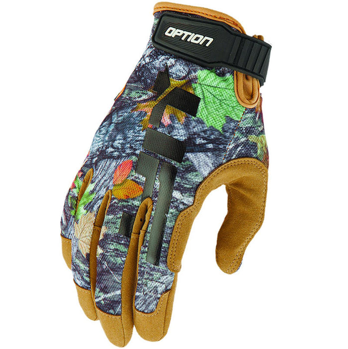 Lift Aviation - Option Glove (Camo)- Synthetic Leather With AIR Mesh - S