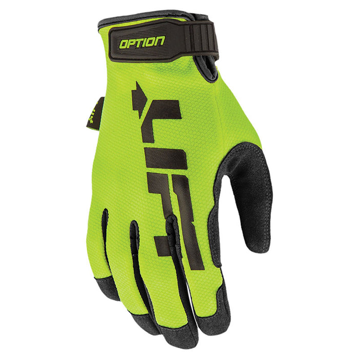 Lift Aviation - Option Glove (Hi-Viz)- Synthetic Leather With AIR Mesh - XL