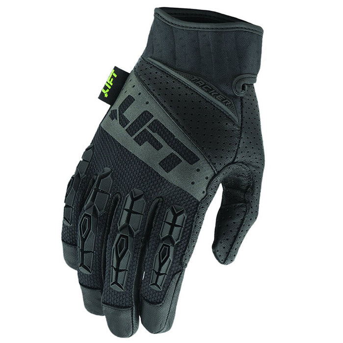 Lift Aviation - Tacker Glove (Black/Black)- Genuine Leather Anti-Vibe - M