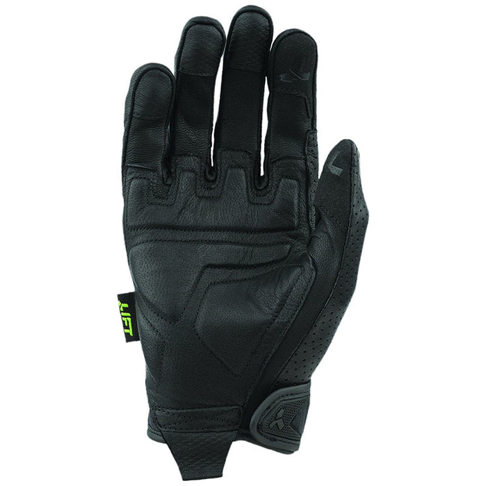 Lift Aviation - Tacker Glove (Black/Black)- Genuine Leather Anti-Vibe - S