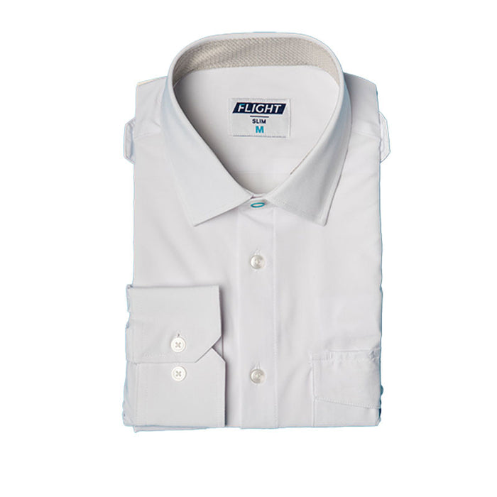 Flight Shirt - NO Eyelets M Slim FIT Short Sleeve