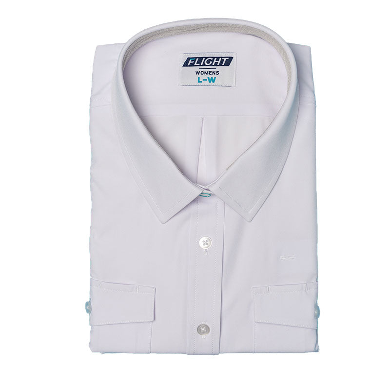 Flight Shirt Womens - Eyelets S Womens FIT Short Sleeve