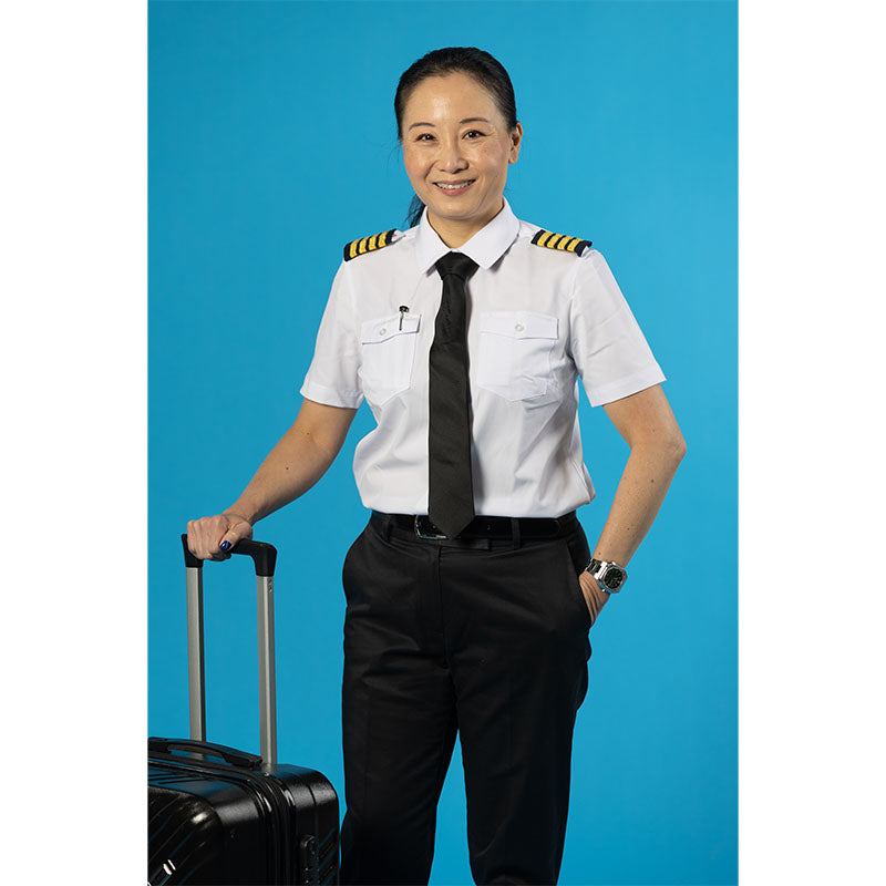 Flight Shirt Womens - NO Eyelets XL Womens FIT Short Sleeve