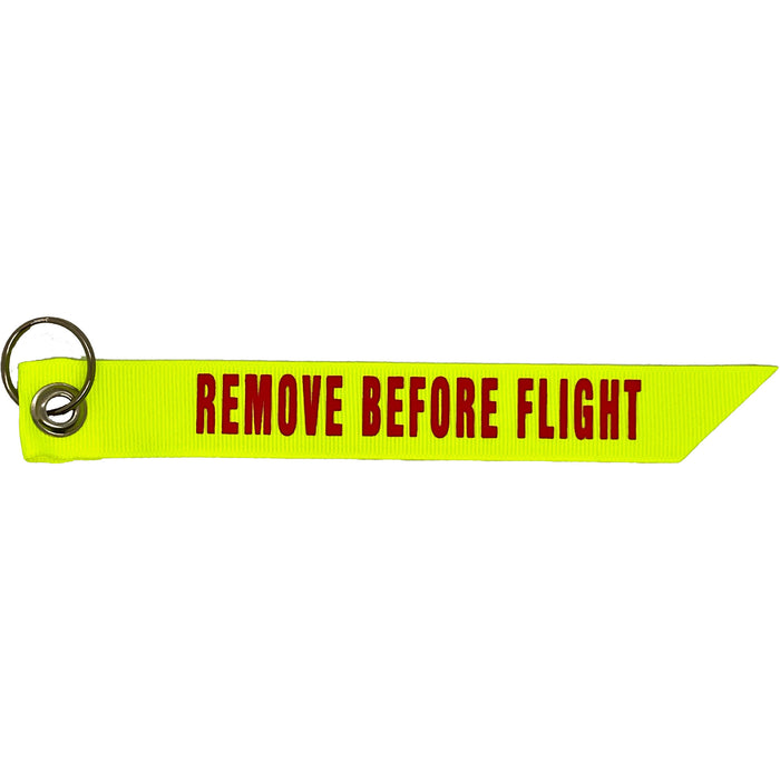 Nelson Small Remove Before Flight Streamer Black AND Orange