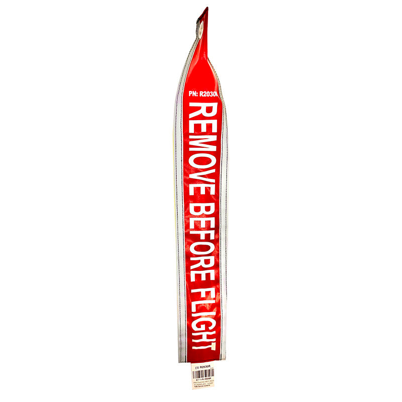 Plane Sights Glass Bead Reflective Flags With Reflective Letters 4X36 Red