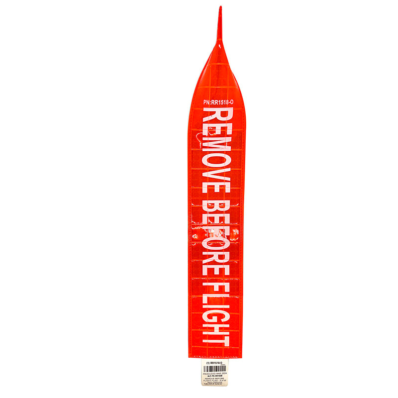Plane Sights Remove Before Flight Streamer 2X12 Rev-B (Red/Orange)
