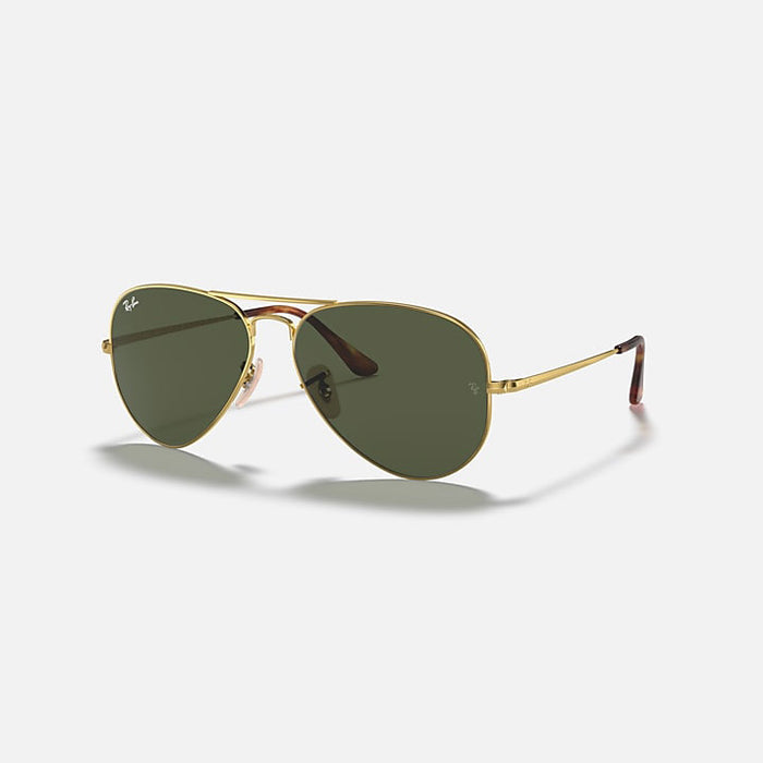 Ray-Ban Aviator Metal II Black / G-15 Green 58MM