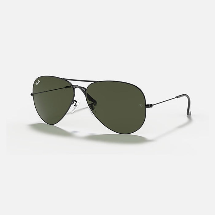 Ray-Ban Aviator Large Metal II Black / G-15 Green 62MM