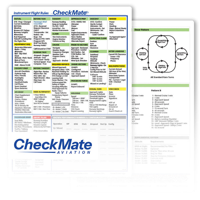 Checkmate IFR 2 Checklist Standard