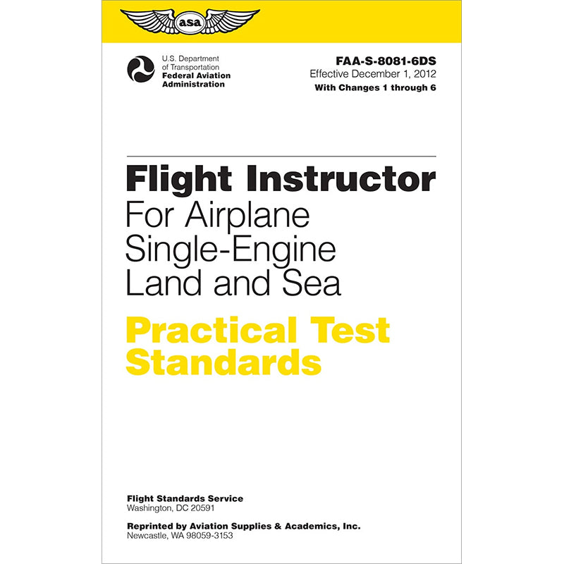 ASA Flight Instructor Airplane ACS