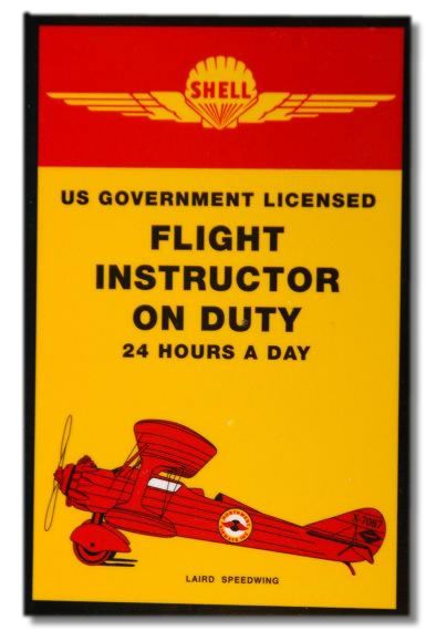 Shell Flight Instructor ON Duty Magnet