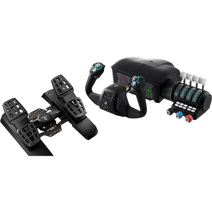 flight yoke and pedals Turtle Beach Velocityone Flight Simulation Yoke System / Rudder Pedals — eSHOP.AERO