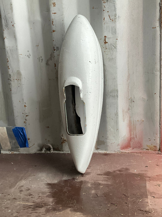 Full white tire cover