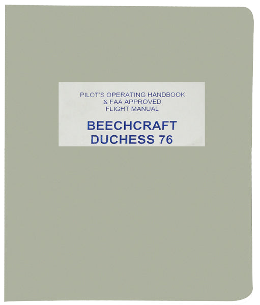 Beech Duchess 76 - POH