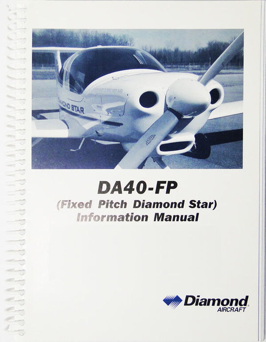 Diamond Star Da-40-Fp Fixed Pitch Pilot Info Manual