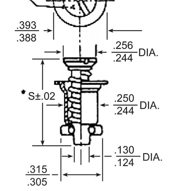 Camloc Fasteners 2700-3 Studs