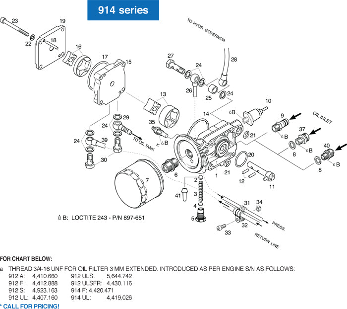 Rotax 256-345 Pressure Inner AND Outer Rotor