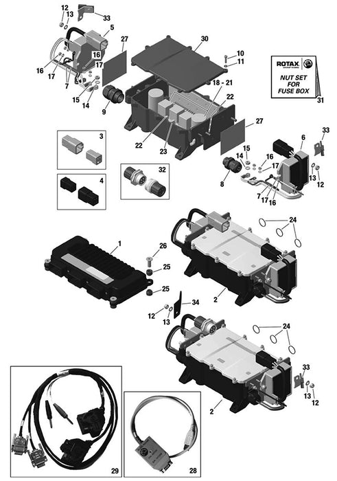 Rotax 866-456 Mini-Fuse 10A