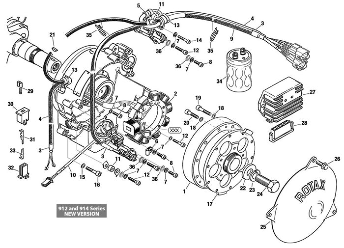 Rotax 840-863 Allen Screw M6X25