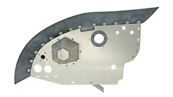 Airforms Baffle RH Rear Bare Blue Seal AF87404-03-BRBL