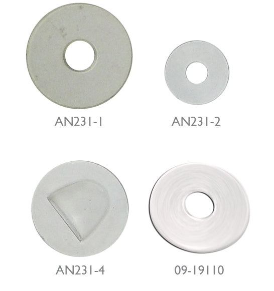 3/4 Aluminum Drain Grommets - 100 Pack