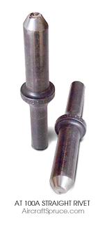 Rivet Set Straight 5/32X 3-1/2